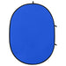Ecran fundal studio foto 2-în-1 verde&albastru 200x150 cm oval - WALTI WALTI