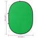Ecran fundal studio foto 2-în-1 verde&albastru 200x150 cm oval - WALTI WALTI