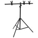 Suport de fundal în formă de T, negru, 91x60x(70-200) cm - WALTI WALTI