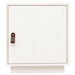 Noptiere, 2 buc., alb, 40x34x45 cm, lemn masiv de pin - WALTI WALTI