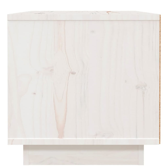 Noptiere, 2 buc., alb, 40x34x35 cm, lemn masiv de pin - WALTI WALTI