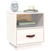 Noptiere, 2 buc., alb, 40x34x45 cm, lemn masiv de pin - WALTI WALTI