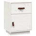 Noptiere, 2 buc., alb, 40x34x55 cm, lemn masiv de pin - WALTI WALTI
