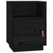 Noptiere, 2 buc., negru, 40x34x55 cm, lemn masiv de pin - WALTI WALTI