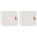Dulapuri de perete, 2 buc., alb, 31,5x30x30 cm, lemn masiv pin - WALTI WALTI