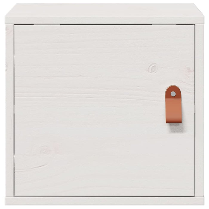 Dulapuri de perete, 2 buc., alb, 31,5x30x30 cm, lemn masiv pin - WALTI WALTI