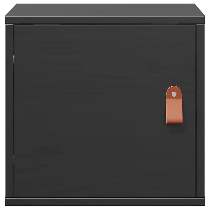 Dulap de perete, negru, 31,5x30x30 cm, lemn masiv de pin WALTI
