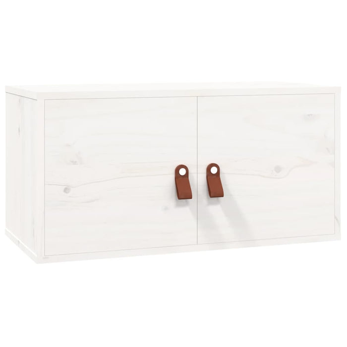 Dulapuri de perete 2 buc. alb, 60x30x30 cm, lemn masiv de pin - WALTI WALTI