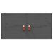 Dulapuri de perete, 2 buc. gri, 60x30x30 cm lemn masiv de pin - WALTI WALTI