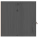 Dulapuri de perete, 2 buc. gri, 60x30x30 cm lemn masiv de pin - WALTI WALTI