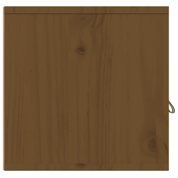 Dulapuri de perete 2 buc. maro miere 60x30x30 cm lemn masiv pin - WALTI WALTI