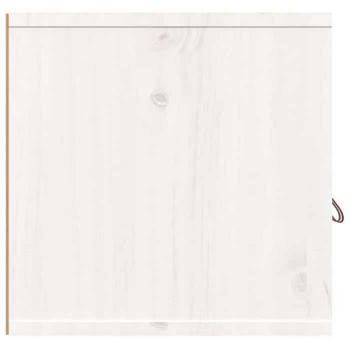 Dulap de perete, alb, 80x30x30 cm, lemn masiv de pin - WALTI WALTI