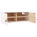 Dulap de perete, alb, 80x30x30 cm, lemn masiv de pin - WALTI WALTI