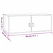 Dulap de perete, alb, 80x30x30 cm, lemn masiv de pin - WALTI WALTI