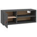 Dulap de perete, gri, 80x30x30 cm, lemn masiv de pin - WALTI WALTI