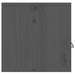 Dulapuri de perete 2 buc., gri, 80x30x30 cm, lemn masiv de pin - WALTI WALTI