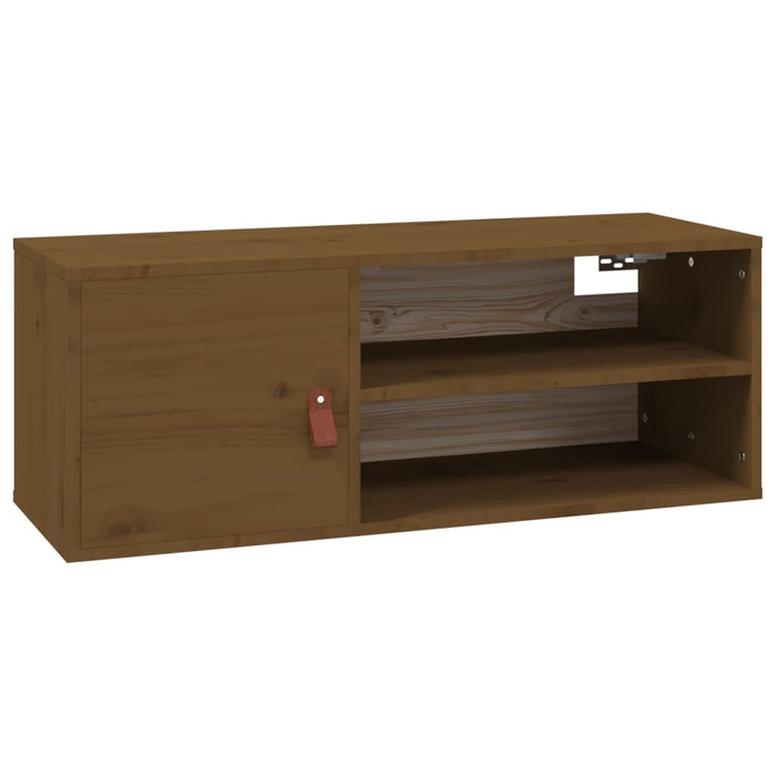 Dulap de perete, maro miere, 80x30x30 cm, lemn masiv de pin - WALTI WALTI