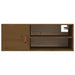 Dulapuri de perete 2 buc. maro miere 80x30x30 cm lemn masiv pin - WALTI WALTI