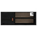 Dulap de perete, negru, 80x30x30 cm, lemn masiv de pin - WALTI WALTI