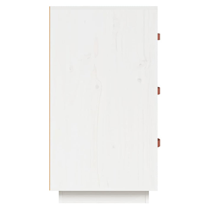 Dulap, alb, 80x40x75 cm, lemn masiv de pin WALTI