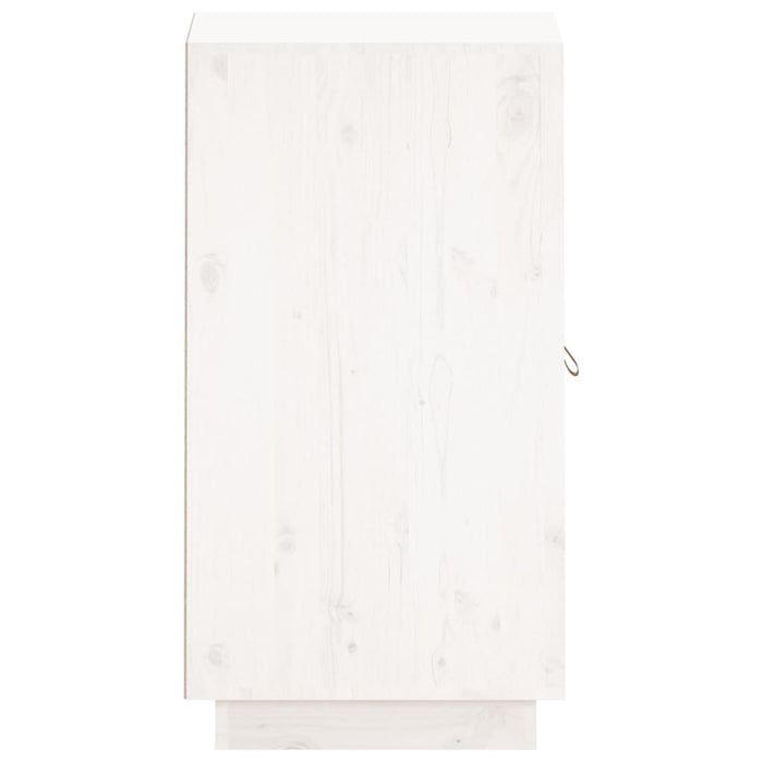 Dulap, alb, 34x40x75 cm, lemn masiv de pin WALTI
