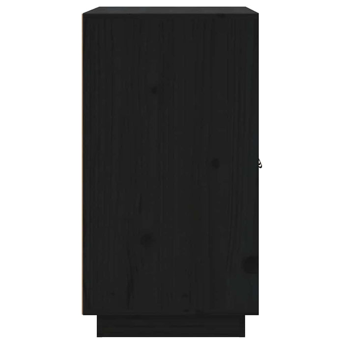 Dulap, negru, 65,5x40x75 cm, lemn masiv de pin WALTI