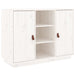 Dulap, alb, 100x40x75 cm, lemn masiv de pin - WALTI WALTI