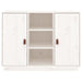 Dulap, alb, 100x40x75 cm, lemn masiv de pin - WALTI WALTI