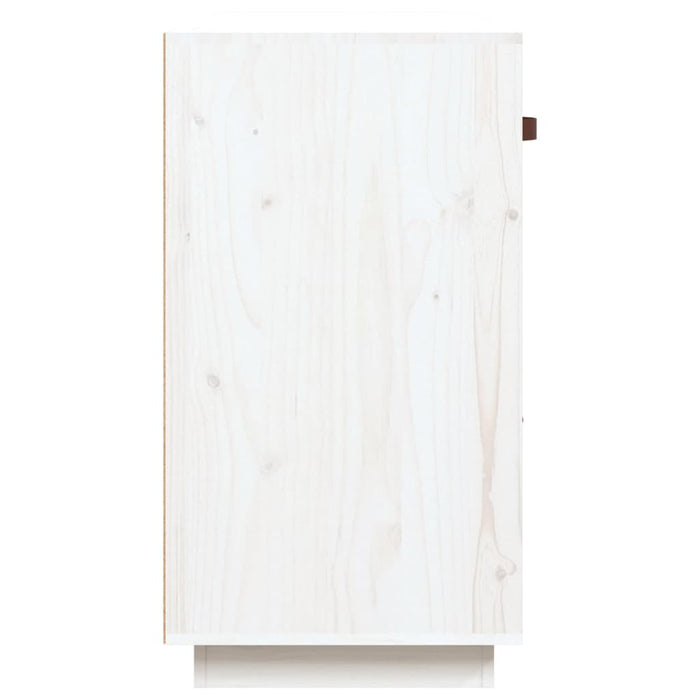 Servantă, alb, 100x40x75 cm, lemn masiv de pin - WALTI WALTI