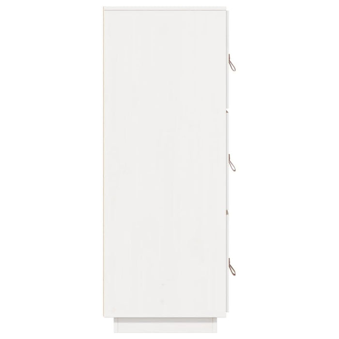 Dulap înalt, alb, 34x40x108,5 cm, lemn masiv de pin - WALTI WALTI