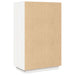 Dulap înalt, alb, 67x40x108,5 cm, lemn masiv de pin - WALTI WALTI