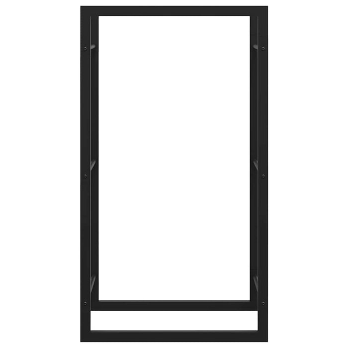 Suport pentru lemne de foc, negru mat, 50x28x94 cm oțel - WALTI WALTI