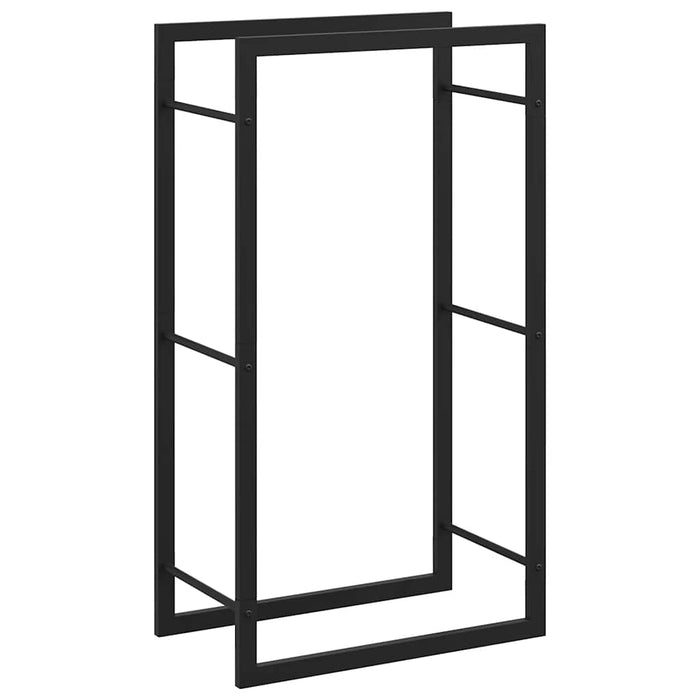 Suport pentru lemne de foc, negru mat, 50x28x94 cm oțel - WALTI WALTI