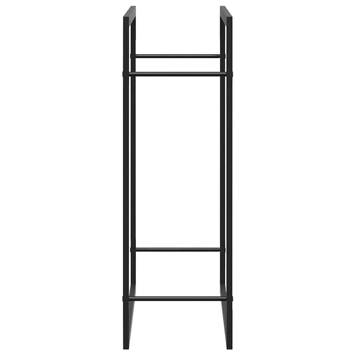 Suport pentru lemne de foc, negru mat, 80x28x86 cm, oțel - WALTI WALTI