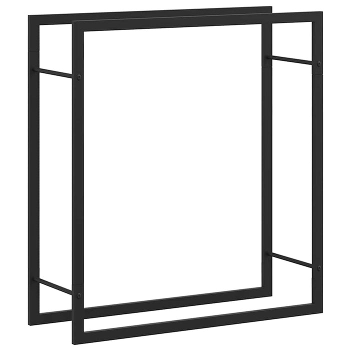 Suport pentru lemne de foc, negru mat, 80x28x86 cm, oțel - WALTI WALTI