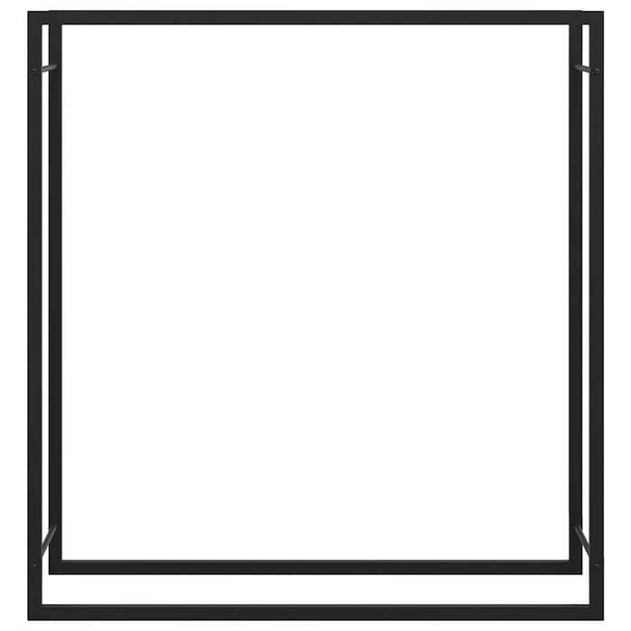 Suport pentru lemne de foc, negru mat, 110x28x116 cm, oțel - WALTI WALTI