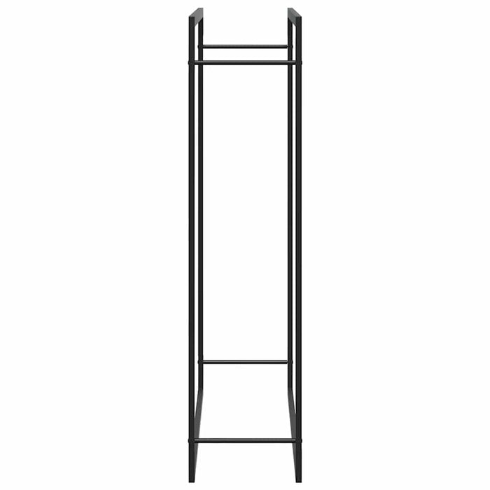 Suport pentru lemne de foc, negru mat, 110x28x116 cm, oțel - WALTI WALTI