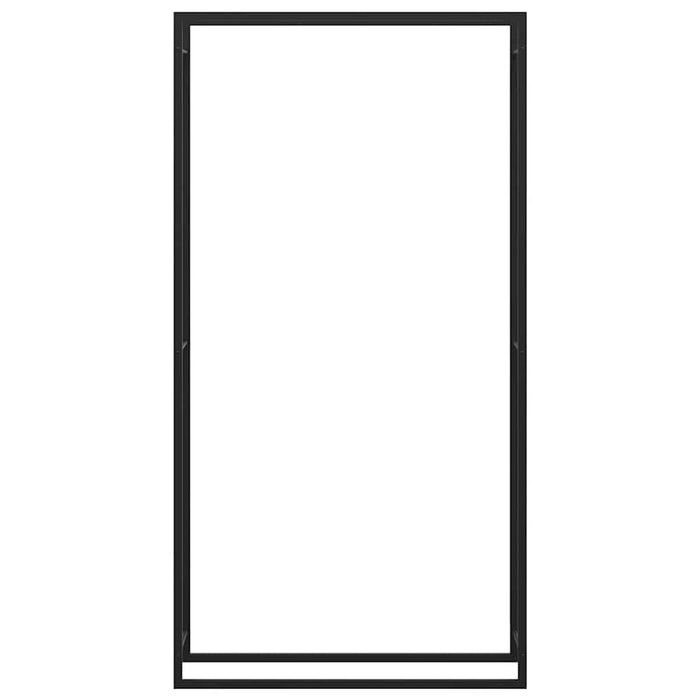Suport pentru lemne de foc, negru mat, 110x28x214 cm, oțel - WALTI WALTI