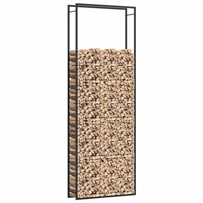 Suport pentru lemne de foc, negru mat, 110x28x312 cm, oțel - WALTI WALTI