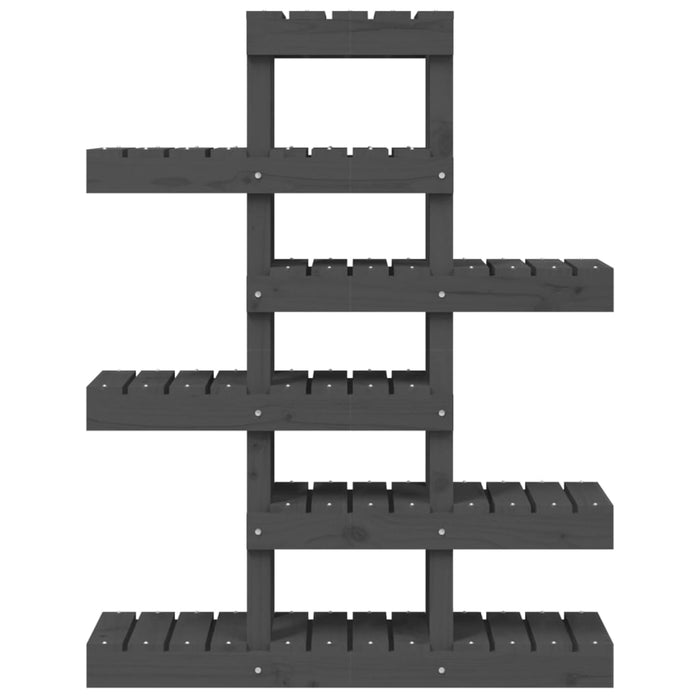Suport pentru plante, gri, 85x25x109,5 cm, lemn masiv de pin - WALTI WALTI