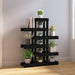 Suport pentru plante, negru, 85x25x109,5 cm, lemn masiv de pin - WALTI WALTI