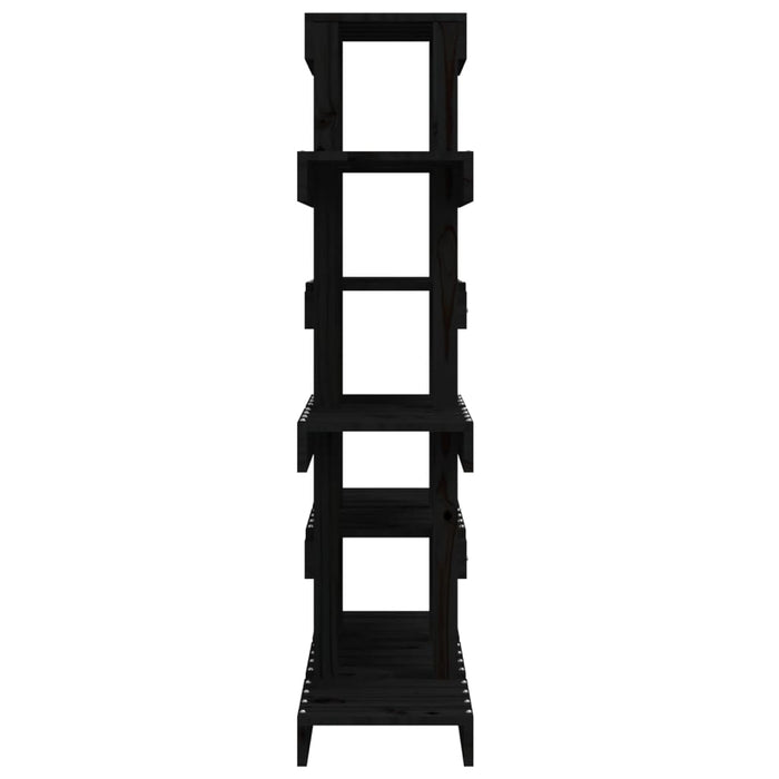 Suport pentru plante, negru, 85x25x109,5 cm, lemn masiv de pin - WALTI WALTI