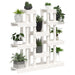 Suport pentru plante, alb, 104,5x25x109,5 cm, lemn masiv pin - WALTI WALTI