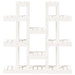 Suport pentru plante, alb, 104,5x25x109,5 cm, lemn masiv pin - WALTI WALTI