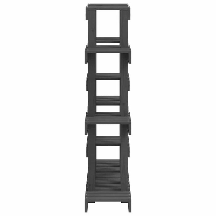 Suport pentru plante, gri, 104,5x25x109,5 cm, lemn masiv pin WALTI