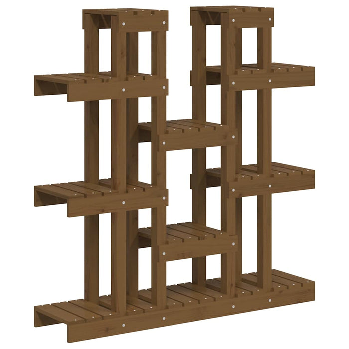 Suport pentru plante,maro miere,104,5x25x109,5cm lemn masiv pin WALTI