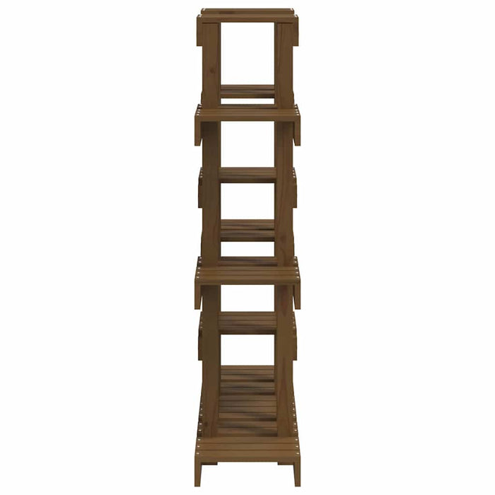 Suport pentru plante,maro miere,104,5x25x109,5cm lemn masiv pin WALTI
