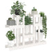 Suport pentru plante, alb, 104,5x25x77,5 cm, lemn masiv de pin - WALTI WALTI