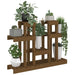 Suport pentru plante, maro, 104,5x25x77,5 cm, lemn masiv de pin - WALTI WALTI