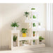 Suport pentru plante, alb,92x25x97 cm, lemn masiv de pin - WALTI WALTI
